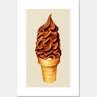 Chocolate Dip Cone Posters and Art